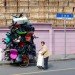 totems, alain delorme, bike transport, art, eco art, photography, shanghai, "made in china"