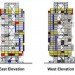 Kok Keong Tew, Linshou Wang, skyscraper, eco skyscraper, adaptable skyscraper, green skyscraper, prefabricated, prefab, modular housing, shipping container home, de stijl, rotterdam, shipping containers, mondrian, legos