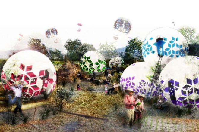 andrew maynard architects, air drop house, emergency housing, disaster relief, green design, sustainable architecture