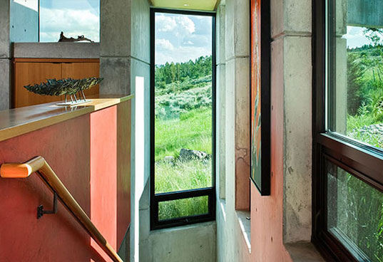 ward blake, reclaimed wood, green roof, green architecture, eco architecture, sustainable architecture, wyoming, green design, landes oatey, passive solar, thermal massing, reclaimed wood,