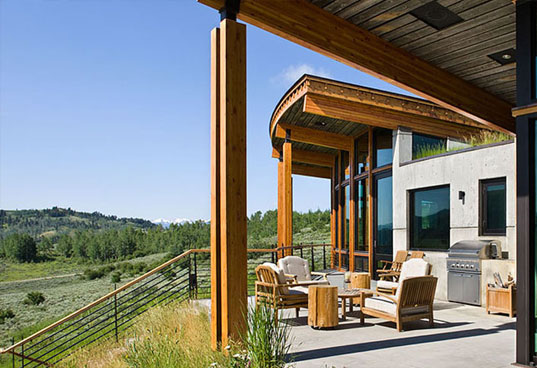 ward blake, reclaimed wood, green roof, green architecture, eco architecture, sustainable architecture, wyoming, green design, landes oatey, passive solar, thermal massing, reclaimed wood,