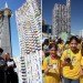 Milk Carton Castle, Facultad de Arquitectura de Granada, Recycled Materials, reused materials, recycled sculpture, recycled sculpture Guinness record, worlds largest recycled sculpture