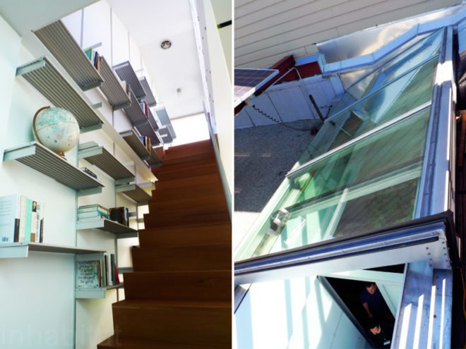 Mission: House, Insterstice Architects, green architecture, green design, sustainable architecture, san francisco, mission district, green building, solar powered house, net zero house, recycled glass wall, passive solar house