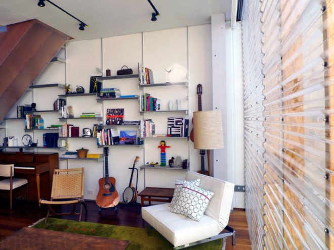 Mission: House, Insterstice Architects, green architecture, green design, sustainable architecture, san francisco, mission district, green building, solar powered house, net zero house, recycled glass wall, passive solar house