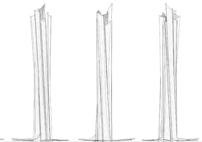 A-cero, Dubai tower, dubai green building, Dubai waterfront, mixed use green building, desalinization plant,