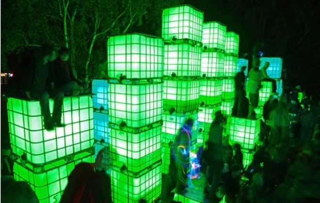 Blestra Berlin, green party venue, green venue, materials reuse, perfab music, Prefab, prefab party