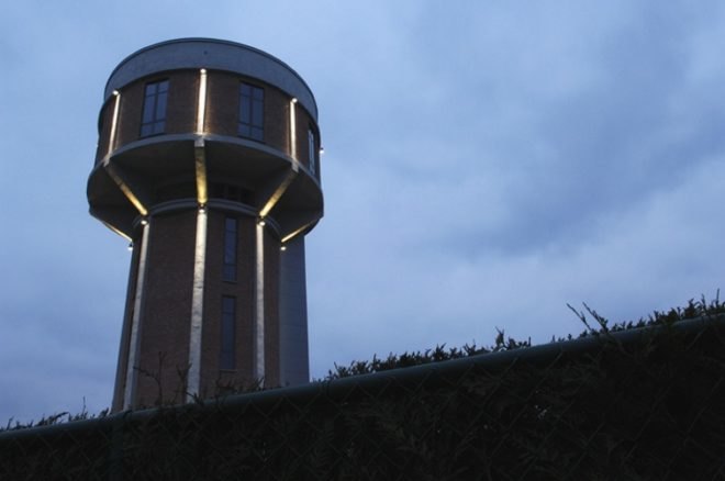 Belgium modern, historic modernism, modern retrofit, water tower home, Bham Design Studio, green home renovation,