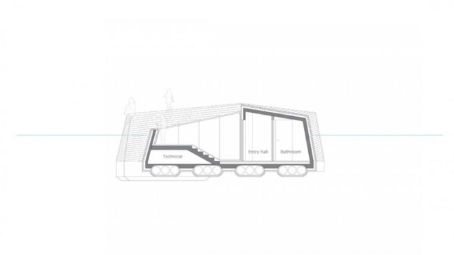 Floating house, houseboat, Ålands Hotell, Iceberg Cabin, Daniel Andersson