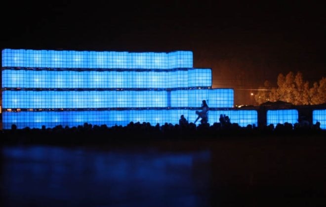 Blestra Berlin, green party venue, green venue, materials reuse, perfab music, Prefab, prefab party