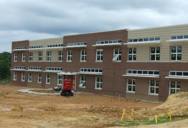 Sherman Carter Barnhart Architects , zero energy school, zero energy building, first zero energy, green building, daylighting, geothermal heating cooling architecture, ground source heat pump, Kentucky green school,