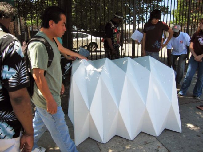 cardborigami, emergency shelter, homeless shelter, humanitarian design, recycled cardboard, eco design