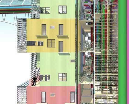 recycling tower, recycling skyscraper, daylighting, green architecture, green design, eco architecture, sustainable architecture, recycling, sustainable design, Minh Ngoc Phan, Sim Lee Yee