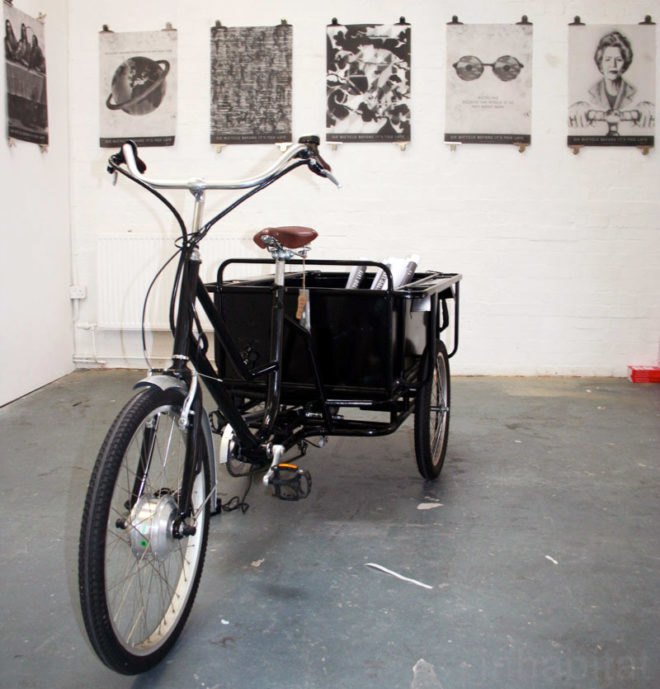 sustainable design, green design, art, danish bikes, sanitov, london design festival, 2010, green transportation, cargo bike, gps bicycle