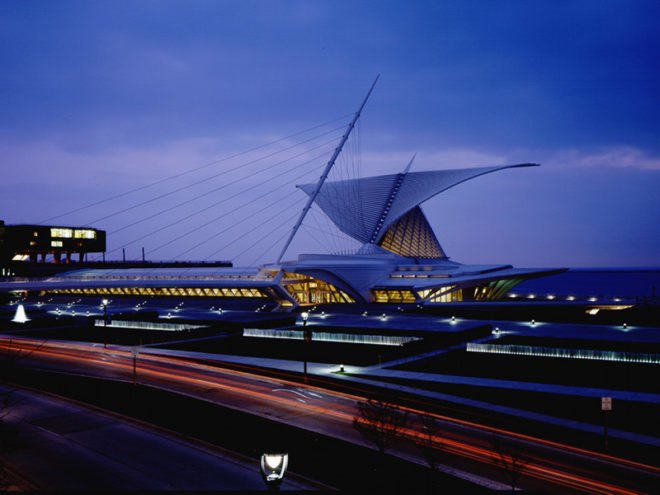milwaukee art museum, santiago calatrava, sun screen, Burke Brise Soleil, green building, sustainable architecture