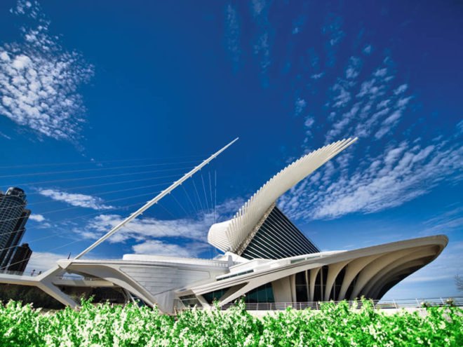 milwaukee art museum, santiago calatrava, sun screen, Burke Brise Soleil, green building, sustainable architecture