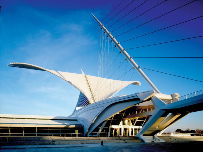 milwaukee art museum, santiago calatrava, sun screen, Burke Brise Soleil, green building, sustainable architecture
