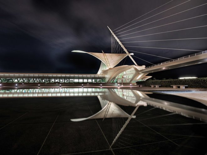 milwaukee art museum, santiago calatrava, sun screen, Burke Brise Soleil, green building, sustainable architecture