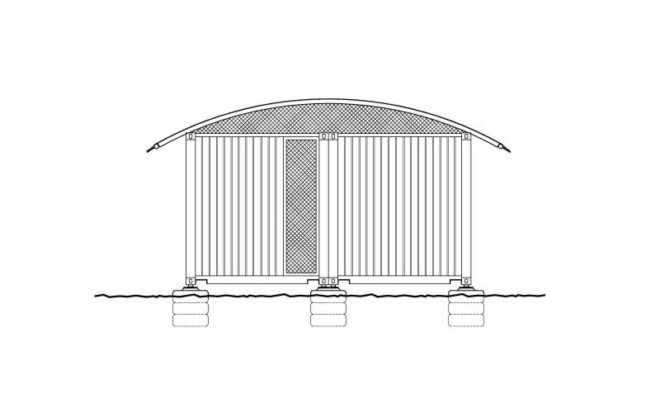 gensler, eco cabins, shipping containers, boy scouts, catalina island, green design, sustaianble architecture