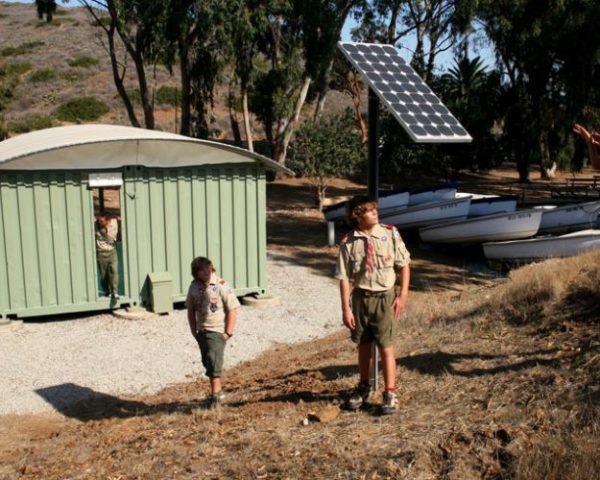 Gensler Designs Shipping Container Eco-Cabins for Boy Scouts