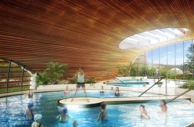 green wave, living wall, thermal spa, royat, france, vincent callebaut architectures, eco design, green architecture