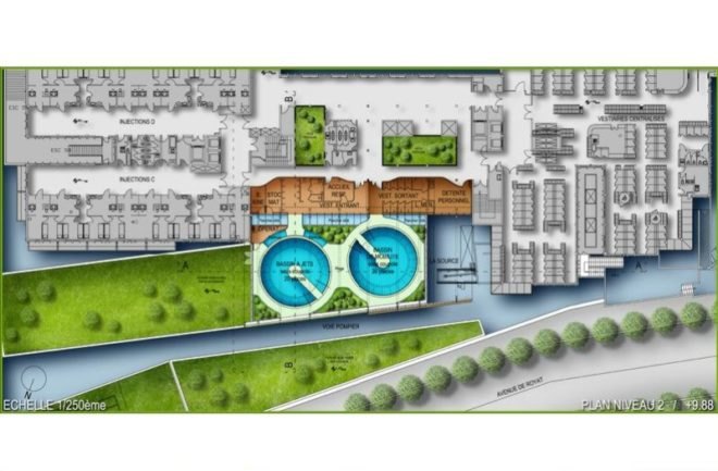green wave, living wall, thermal spa, royat, france, vincent callebaut architectures, eco design, green architecture
