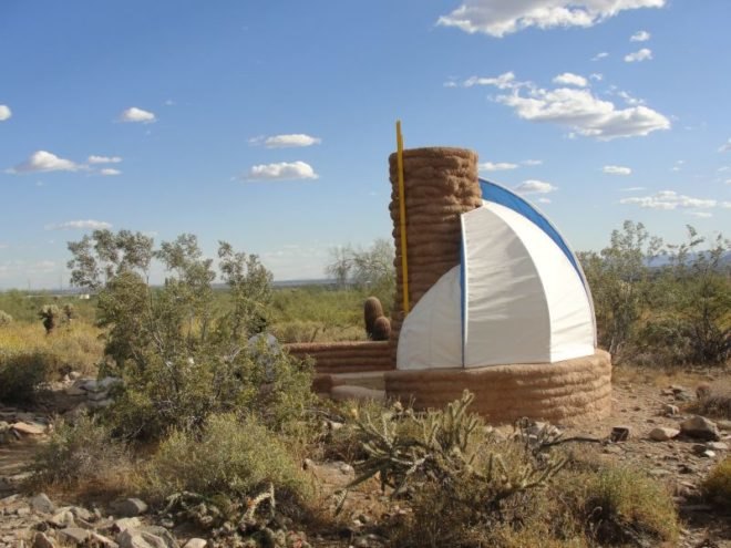 helixa shelter, maya ward-karet, desert shelter, taliesin, earthbag, green design, sustainable architecture