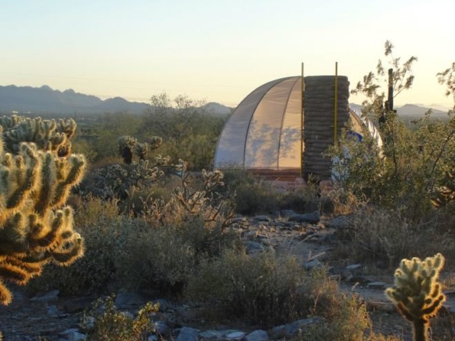 helixa shelter, maya ward-karet, desert shelter, taliesin, earthbag, green design, sustainable architecture