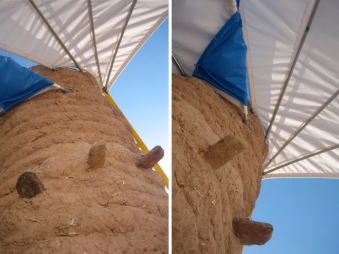 helixa shelter, maya ward-karet, desert shelter, taliesin, earthbag, green design, sustainable architecture