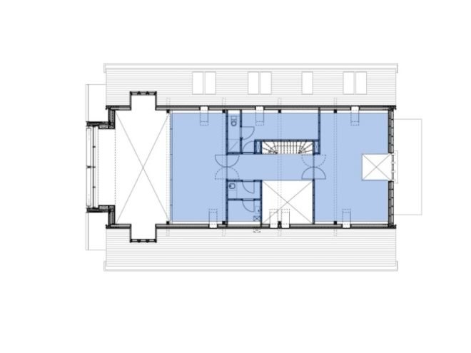 house in a church, rotterdam, ruud visser architects, adapative reuse, green renovation, green design, sustainable architecture