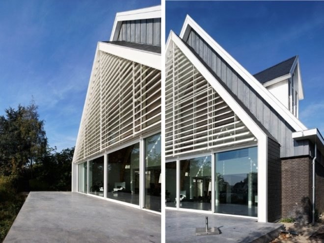 house in a church, rotterdam, ruud visser architects, adapative reuse, green renovation, green design, sustainable architecture