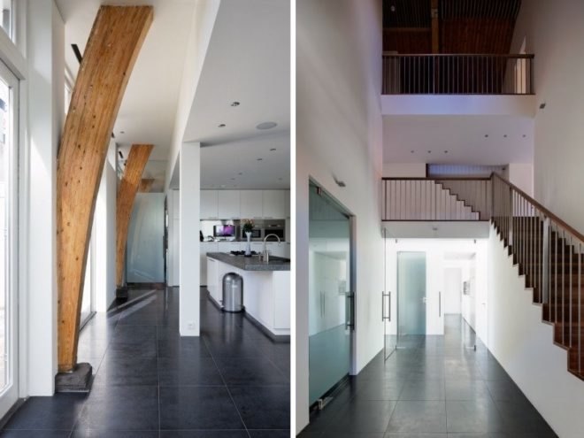 house in a church, rotterdam, ruud visser architects, adapative reuse, green renovation, green design, sustainable architecture