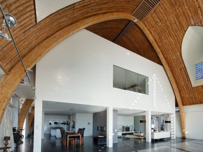 house in a church, rotterdam, ruud visser architects, adapative reuse, green renovation, green design, sustainable architecture