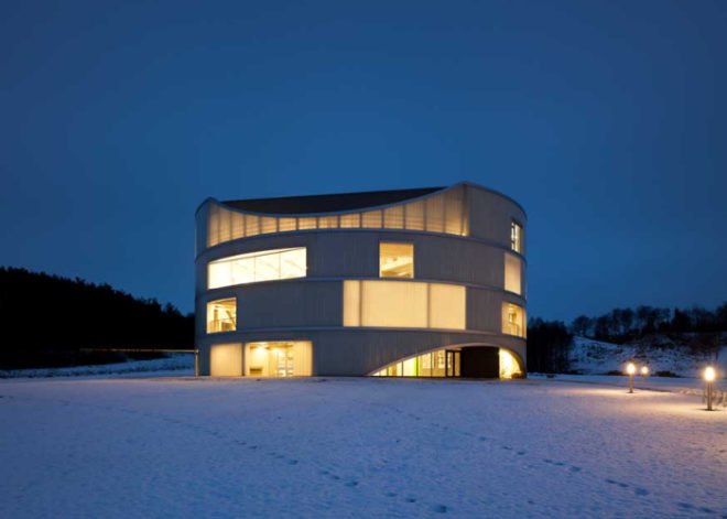 natural science center, denmark, nord architects, green design, sustainable architecture