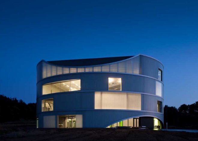 natural science center, denmark, nord architects, green design, sustainable architecture