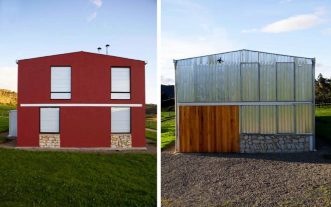 Barn house, hybrid barn, hybrid house, renovated barns, country house, farmhouse, live/work space, Colombia, countryside, Antonio Yemail, Michel Pineda, Oficina Informal, recycled oak wine barrels, reclaimed doors and furniture, stone