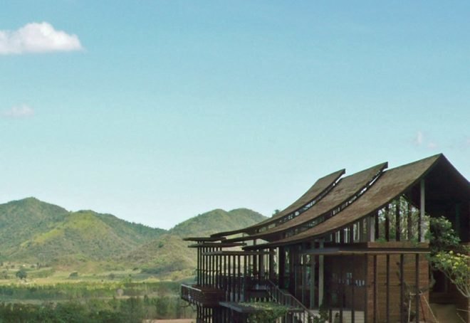 sala visitor centre, soh design studio, passive cooling, natural materials, green design, sustainable architecture, thailand