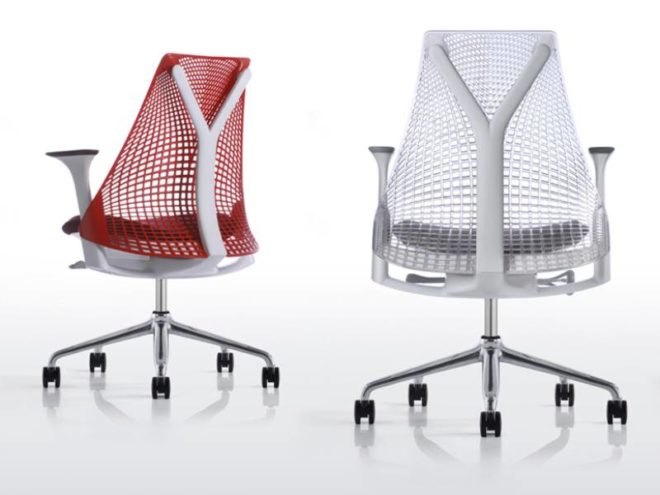 sayl chair, herman miller, recycled materials, eco office chair, yves behar, green design