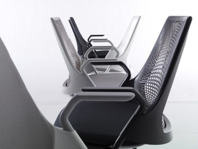 sayl chair, herman miller, recycled materials, eco office chair, yves behar, green design