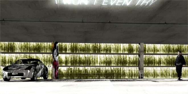 shinjuku gardens, cheungvogl, tokyo, parking garage, green roof, living green wall, green design, urban park