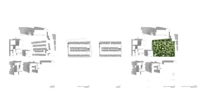 shinjuku gardens, cheungvogl, tokyo, parking garage, green roof, living green wall, green design, urban park