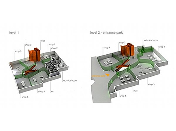 terraced building, mixed-use development, living facade, slovenia, ofis arhitekti,