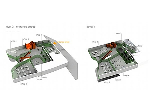 terraced building, mixed-use development, living facade, slovenia, ofis arhitekti,