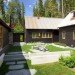 stone creek camp, andersson wise architects, montana, green roof, stacked cordwood wall, green building, sustainable architecture