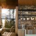 stone creek camp, andersson wise architects, montana, green roof, stacked cordwood wall, green building, sustainable architecture