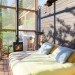 stone creek camp, andersson wise architects, montana, green roof, stacked cordwood wall, green building, sustainable architecture