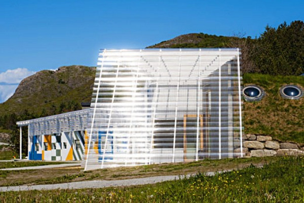 subhus, underground hotel, subterranean hotel, Stokkøya sea center, norway, Pir II Arkitektkontor, green design