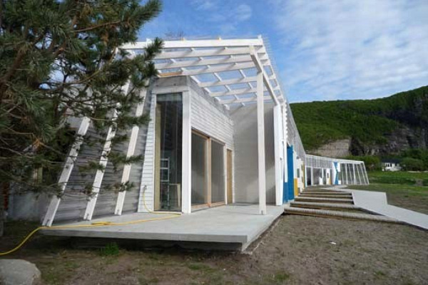 subhus, underground hotel, subterranean hotel, Stokkøya sea center, norway, Pir II Arkitektkontor, green design