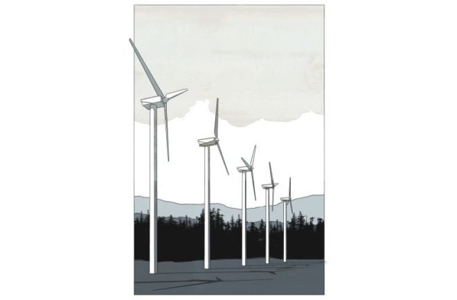 t bailey, wind turbines, olson kundig architects, eco office, green design, sustainable architecture