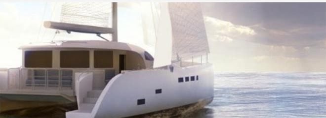 Electric Marine Propulsion, hybrid-electric catamaran, hybrid-electric yacht, International Battery, Tang, wind energy, Wind Power, wind powered yacht