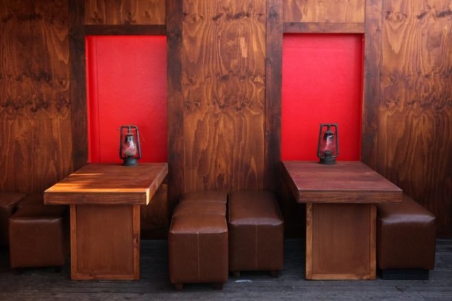 the doghouse, pop up bar, sydney, green interiors, sustainable materials, green design, eco design